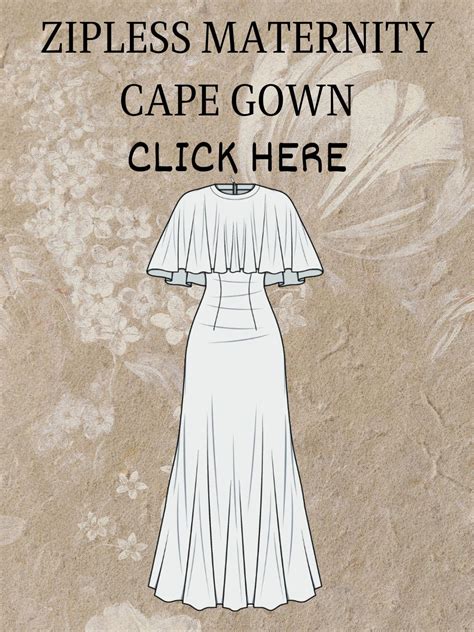 Maternity Poncho Dress for Women | Best Zipless Gown with Cape ...