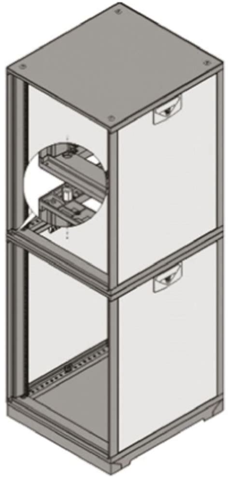 27230-112 nVent SCHROFF | nVent SCHROFF Stacking Kit for Use with ...