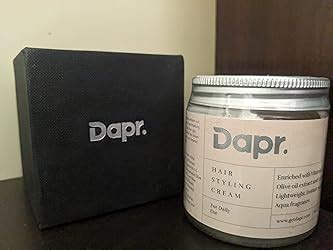 Dapr. Hair Styling Cream (100 grams) for Daily use | Enriched with ...