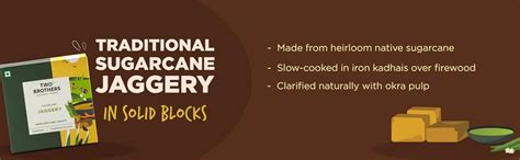 Two Brothers Organic Farms Handmade Sugarcane Jaggery Block