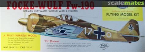 Timeline for Focke-Wulf Fw-190, Guillow's 406 (197*) - Timeline