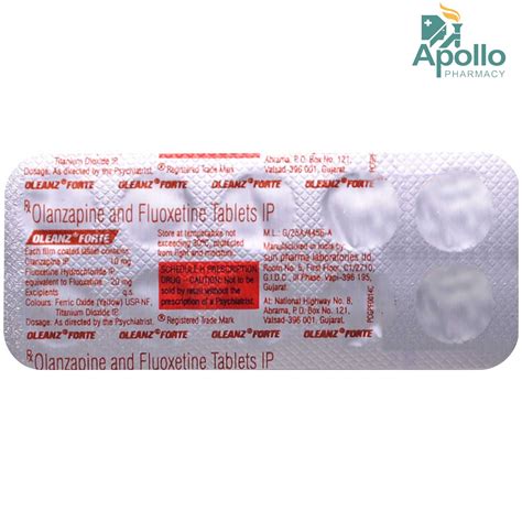 OLEANZ FORTE TABLET Price, Uses, Side Effects, Composition - Apollo ...