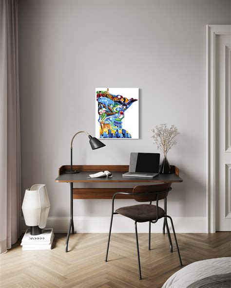 Color By Number Gray Duck Art