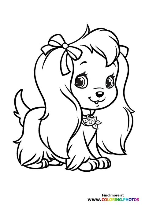 Coloring Pages Of Cute Puppies