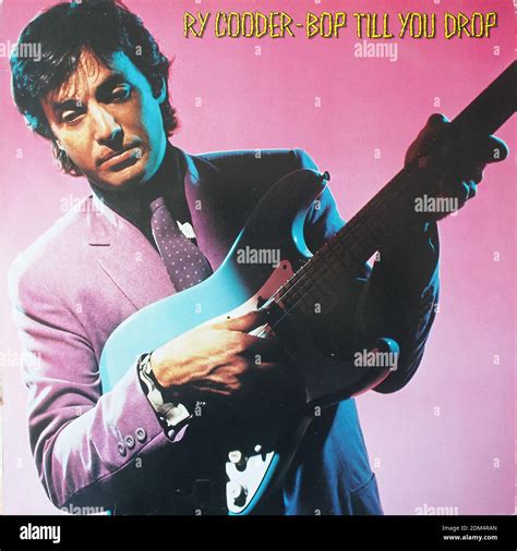 Ry Cooder - Bop Till You Drop - Vintage vinyl album cover Stock Photo ...