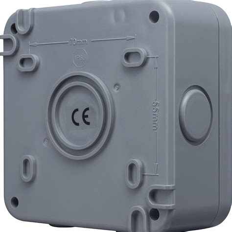 BG Electrical WPJB Outdoor Weatherproof Junction Box, 5 Pole Terminal ...