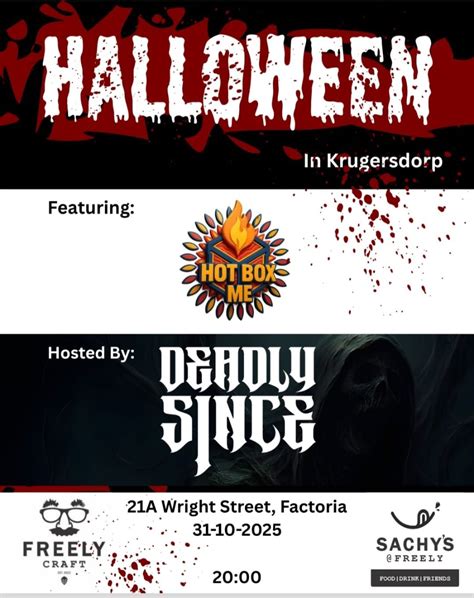 Halloween @ Freely, 21 Wright Street, 1739 Factoria, South Africa ...