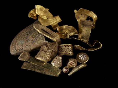 The largest hoard of Anglo-Saxon gold ever found now on display at ...