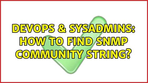 Image result for Community String SolarWinds