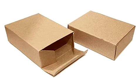 Nature's "Brown Card Paper Boxes - Pack of 20 for Soaps/Jewellry, Size ...
