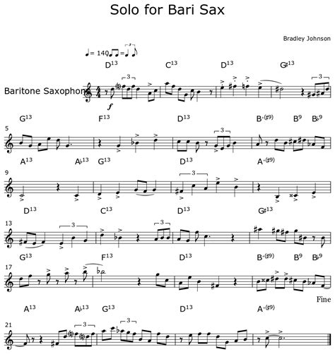 Famous Bari Sax Solos at Winifred Thompson blog