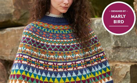 SAL- 2023 Color Kaleidoscope Poncho Signup | Yarnspirations