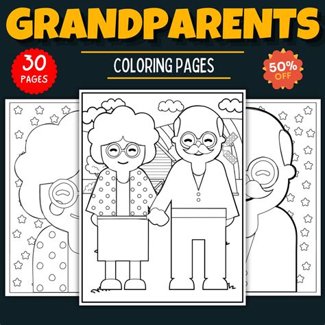 Grandparents Day Coloring Page