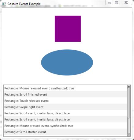 JavaFX Events 的图像结果