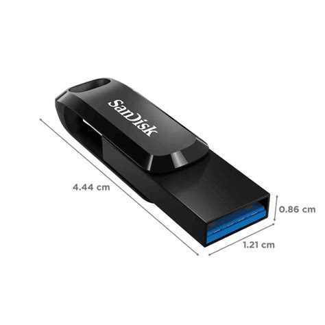 Buy SanDisk Ultra Dual Drive Go 256GB USB Type A (3.2), USB Type C (3.2 ...