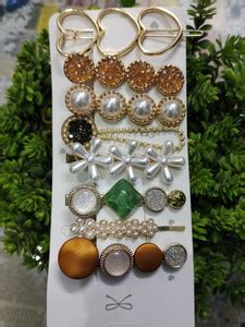 SHREYA-FASHION Korean Women's And Girls multi Hair Clips Pack of 8 Hair ...