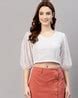 Buy White Tops for Women by NEUDIS Online | Ajio.com