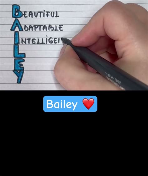 Meaning of the name BAILEY #meaning #name #bailey - YouTube