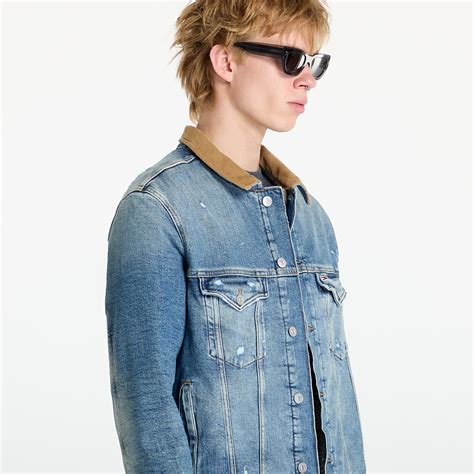 Men's jackets Tommy Jeans Ryan Teddy Regular Trucker Jacket Denim ...