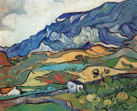 Les Alpilles, Mountain Landscape near South-Reme (1889; Saint-rémy-de ...