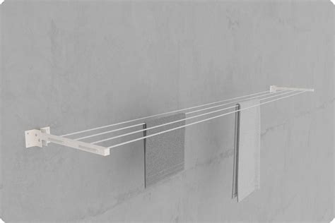 Amiraj Powder Coated Metal Clothes Drying Stand Wall Mounted/Cloth ...