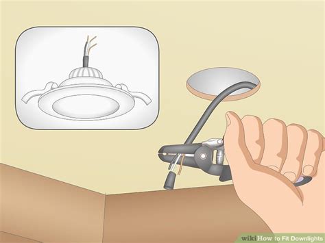 How to Fit the Clips On a Downlight 的图像结果