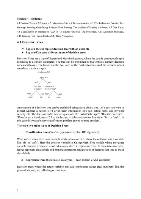 Machine Learning Module 4 - Prepared By Abin Philip, Asst Prof, Toc H ...