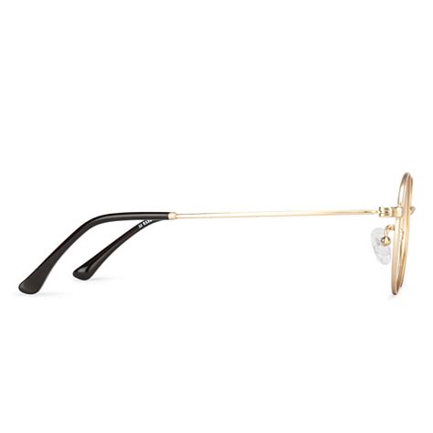 Buy Matte Gold Brown Full Rim Round John Jacobs SG Essentials JJ ...