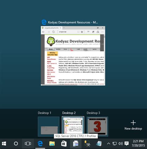 Task View Multiple Desktops 的图像结果