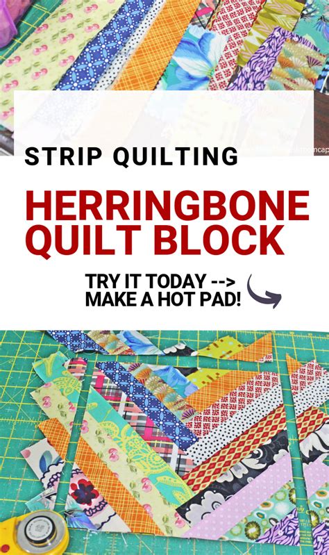 Image result for Easy Herringbone Quilt Tutorial