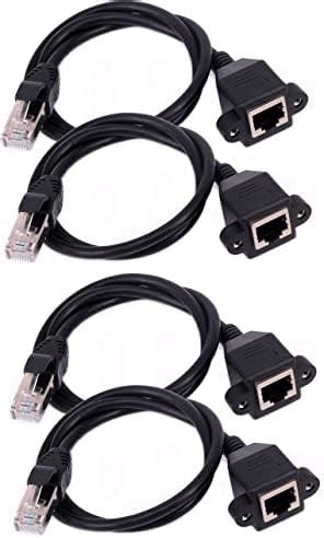 FENTICO RJ45 Male to Female Extension Cable,Cat5 Cat5e Cat6 Cat6e Cat7 ...