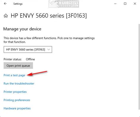 Image result for Test Printer Windows 10