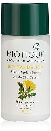 Biotique Dandelion Youth Anti- Ageing Serum For All Skin Types, 40ml ...