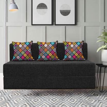 Shopping Zone 5X6 3 Seater Single Foam Fold Out Sofa Cum Bed Price in ...