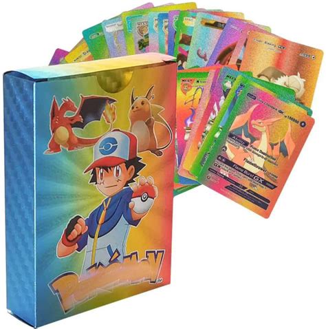 Silver Foil Card Assorted Cards TCG Deck Box -Silver Cards and Common ...