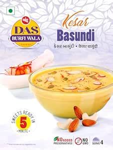 Shree Das Burfi Wala Kesar Basundi Sweet Prepared in 5 Minutes, No ...