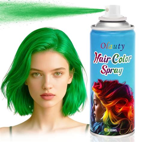 Amazon.com : Green Hair Spray, Temporary Hair Color Spray For Kids ...