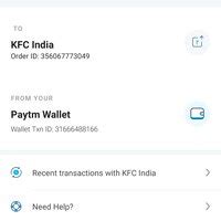 [Resolved] KFC India — KFC Order not delivered but amount deducted