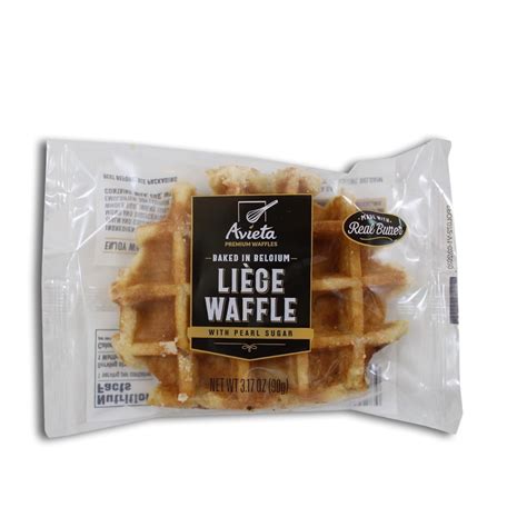 Carlotta's Authentic Avieta Belgian Pearl Sugar Waffles, Individually ...