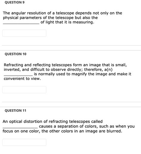 Telescope Angular Resolution 的图像结果