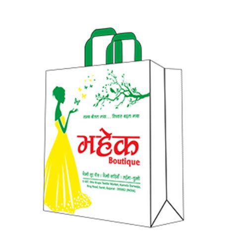 Bagsguru - Mahek Boutique Eco Friendly Non Woven Box Bag