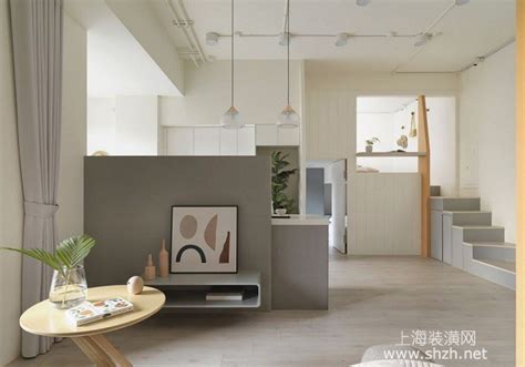 60平米的小户型装修设计案例，干净清爽的灰白色调让空间放大-上海装潢网
