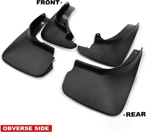 O.E Type Custom Front and Rear Mud Flap Guard (Set of 4 Pcs) | Compati ...