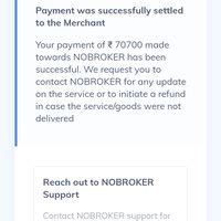 [Resolved] Nobroker — Payment done as on 29/04/22 of 70700. Payment ...