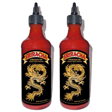 Underwood Ranches Dragon Sriracha from Red Jalapeno Peppers, Pack of 2 ...