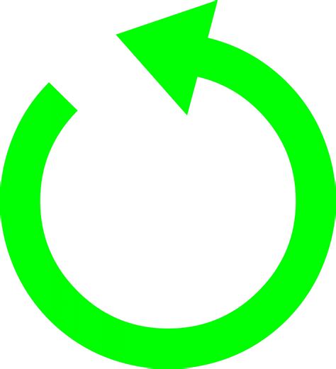 Edit free photo of Green,counter,clockwise,arrow,isolated - needpix.com