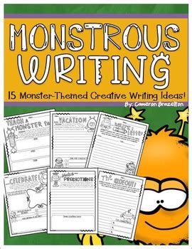 Halloween Creative Writing Ideas (Monster-Themed) by Cameron Brazelton
