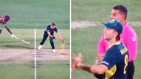 AUS vs WI, 2nd T20I: Australia Fail To Appeal For Run-Out Despite ...
