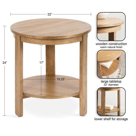 End Table: Round Living Room Side Table – Studio GKW