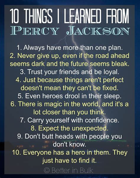 Percy Jackson Novel Quotes